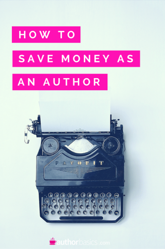 Ways to save money as an author